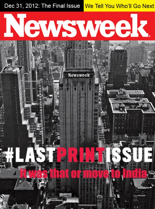 newsweek publishes final print issue newsweek publishes final print issue