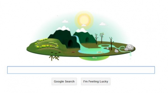 Google Doodle Earth Day 