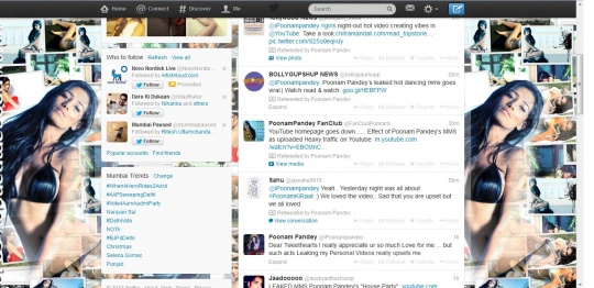 Poonam Pandey Twitter Timeline
