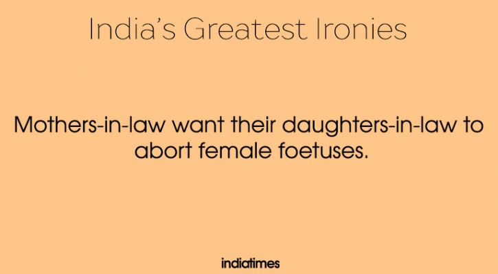 indian irony indian irony