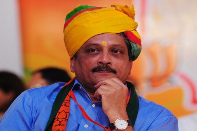 Manohar Parrikar wearing a turban Manohar Parrikar wearing a turban