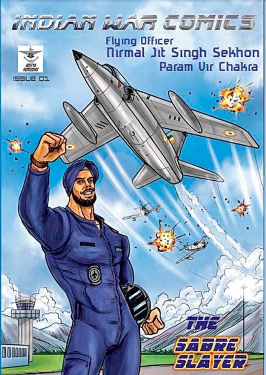 Cover of the graphic novel based on Nirmal Jit Singh Sekhon