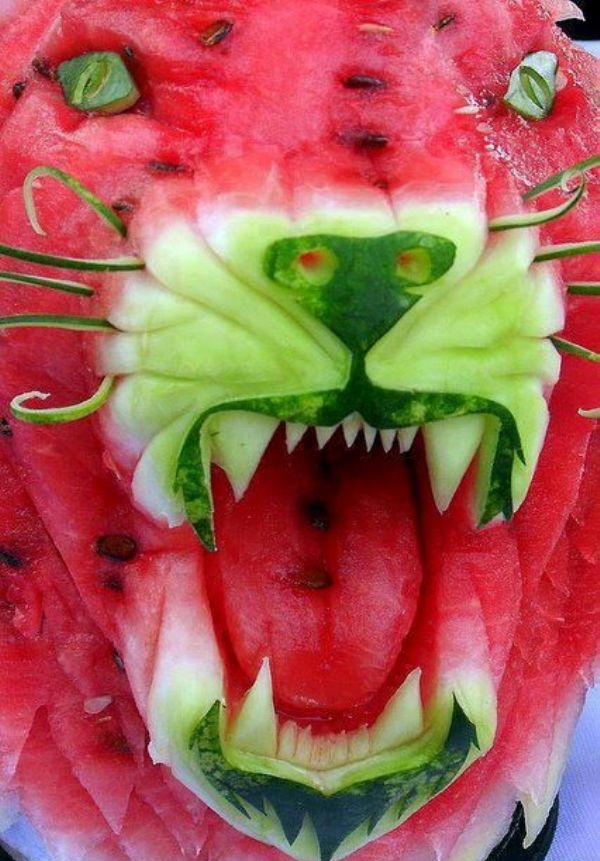 watermelon lion watermelon lion