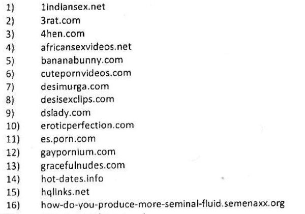list free porn video sites