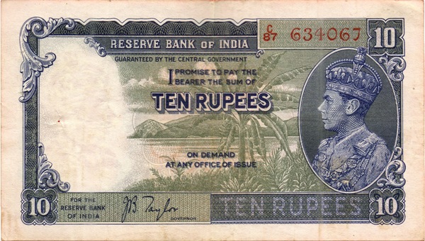 ten ruppees