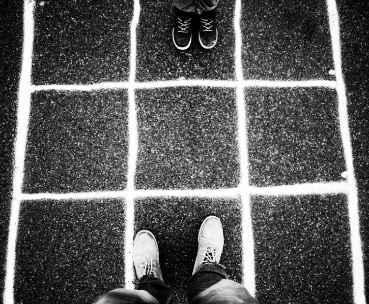 Feet do the talking. Feet do the talking.