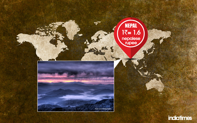 Nepal world map Nepal world map