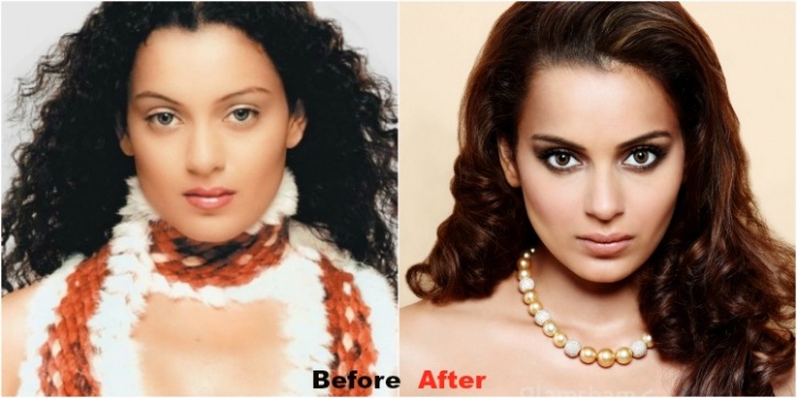 Image result for kangana ranaut eyebrow makeover