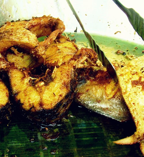 fried fish at ganesh