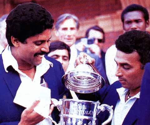 Kapil Dev and Sunil Gavaskar