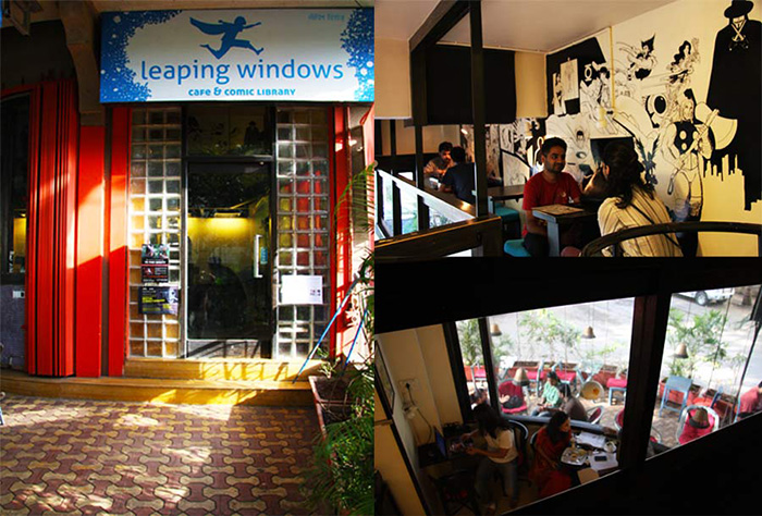 Leaping Windows Library & Café, Versova Leaping Windows Library & Café, Versova