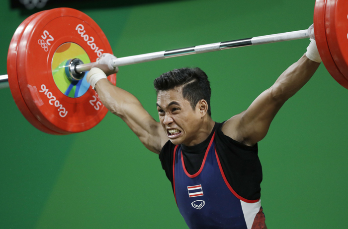 Thai weightlifter Thai weightlifter