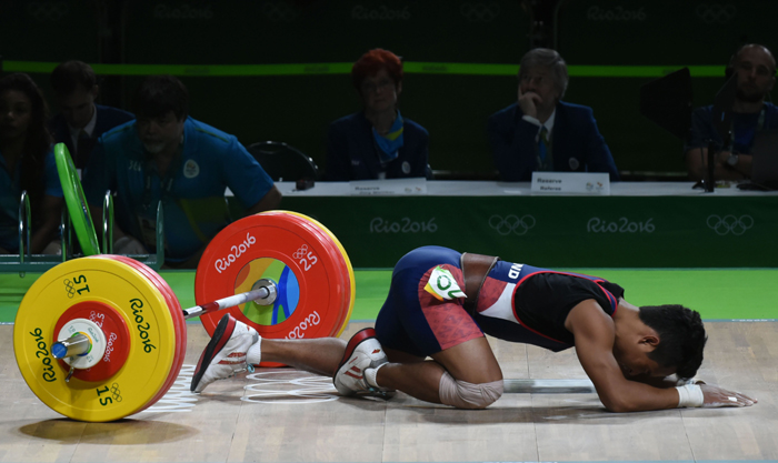 Thai weightlifter