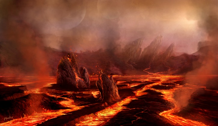 The River From Hell: A Stream Of Molten Lava Is Raging 3000 Km Beneath