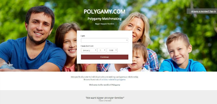 polygamy dating site