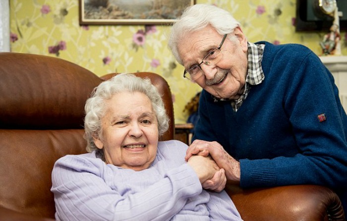 Image result for WWII survivor celebrates 71st Valentine’s Day with soldier who rescued her
