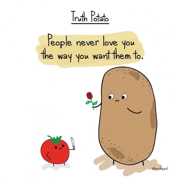 41 bitter truths about life by the "truth potato" that"ll help
