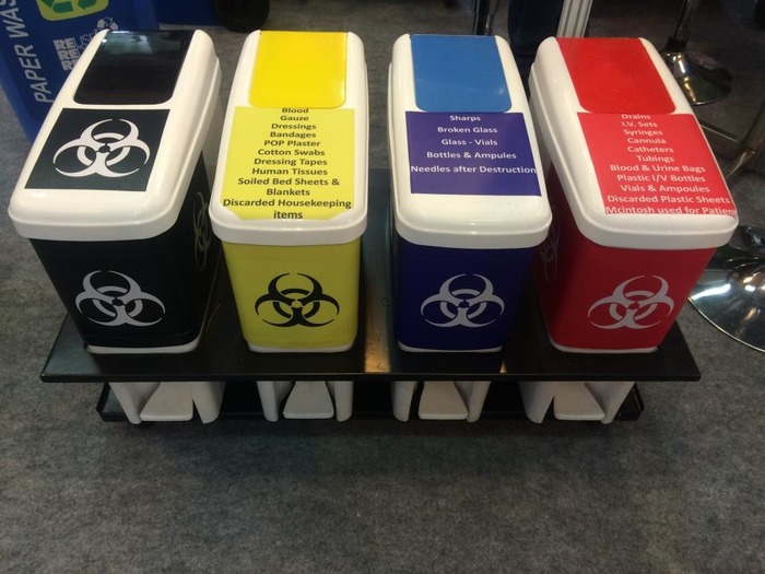 Best Quality Green Revolution Hospital Waste Bin With Pedal Operated