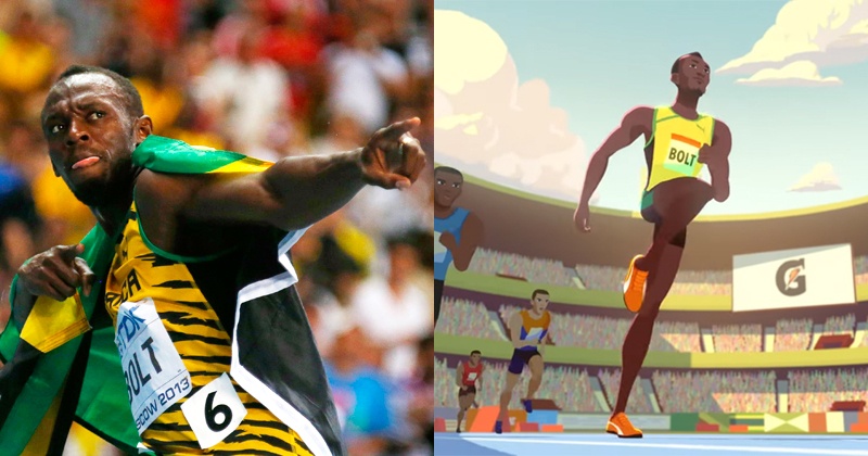 This Inspiring Animated Video Shows How Usain Bolt Became The World's