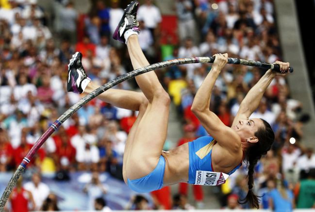 Pics Yelena Isinbayeva At World Athletics 