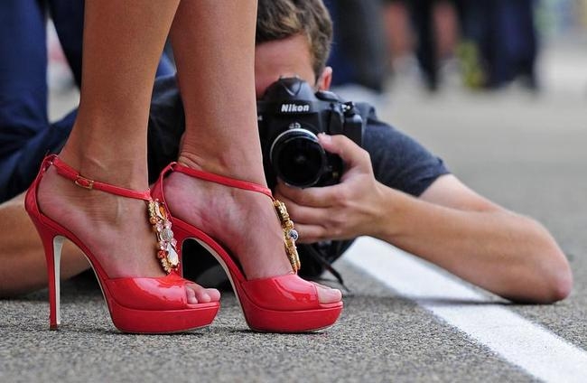 PICS: Grid Girls in High Heels at Moto GP - Indiatimes.com