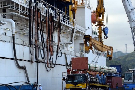 Japans Deep Sea Drilling Ship Chikyu