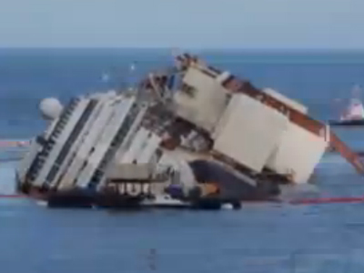 Costa Concordia Recovery: Time-Lapse Footage | Extra Large | www