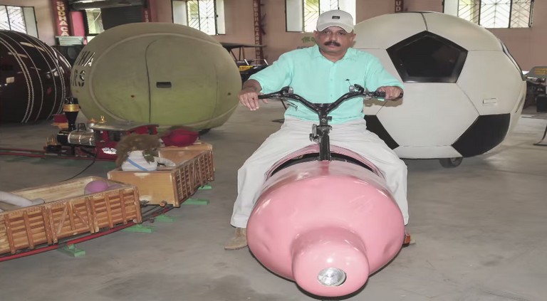 sudhakar-yadav-condom-shaped-crazy-cars-