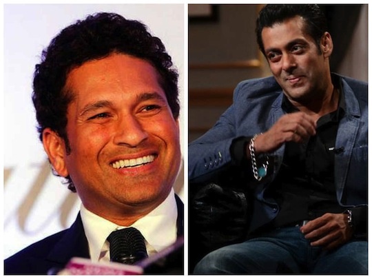 SALMAN KHAN, SACHIN TENDULKAR