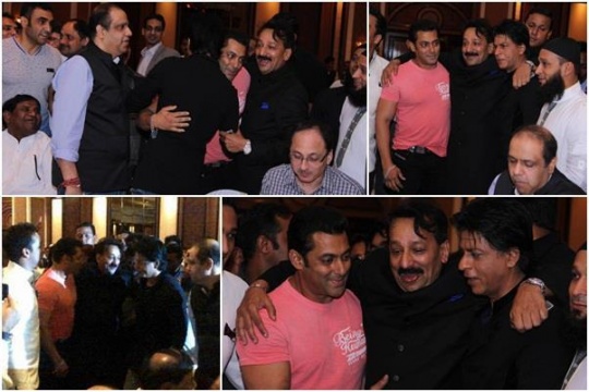 Khan War Ends SRK, Salman Patch Up At Baba Siddiqui’s Iftaar Party.