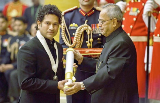 Image result for sachin tendulkar arjun award