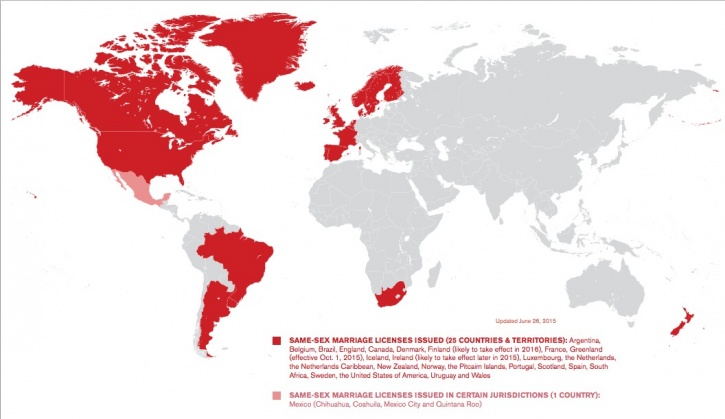 How Many Countries Allow Gay Marriage 68