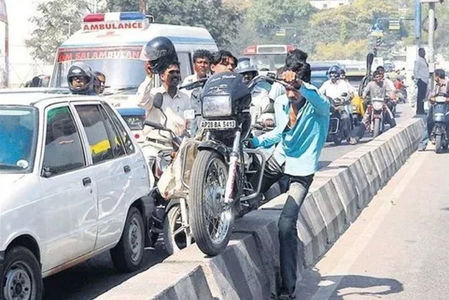 Image result for traffic rules breaking in india