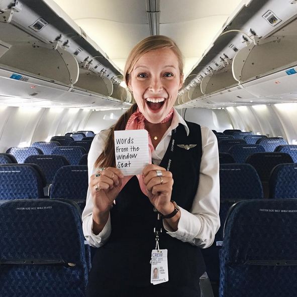 This Air Hostess Pins Notes On Plane Windows, Surprises 