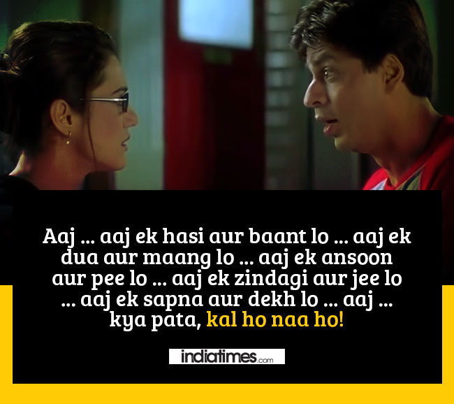 12 Beautiful Dialogues From 'Kal Ho Naa Ho' That Will Never Fade From