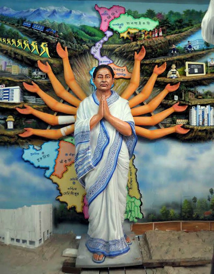 Pandal In Bengal Replaces Maa Durga With Mamata Didi's ...