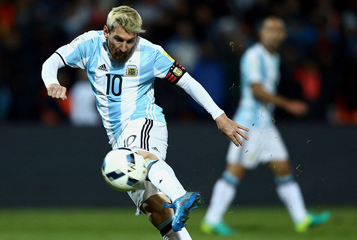 Blonde Lionel Messi Still As Lethal, Scores For Argentina 