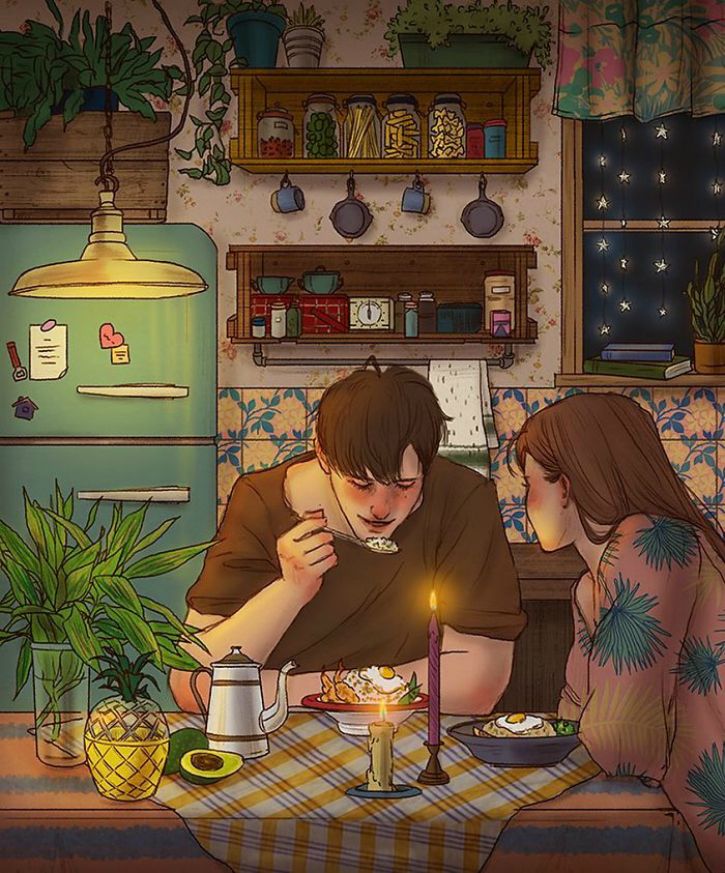Illustrator Hyocheon Jeong Captures The Beauty Of Falling In Love So