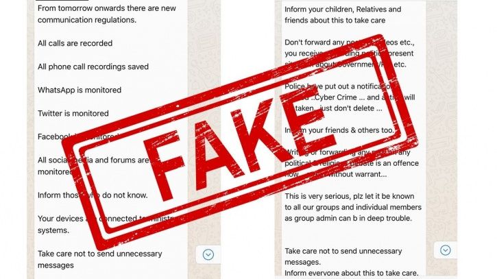Image result for whatsapp fake news
