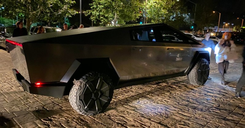 Cybertruck Prototype Caught Being Driven By Elon Musk In La