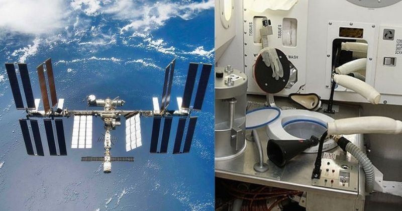 toilet international space station inside