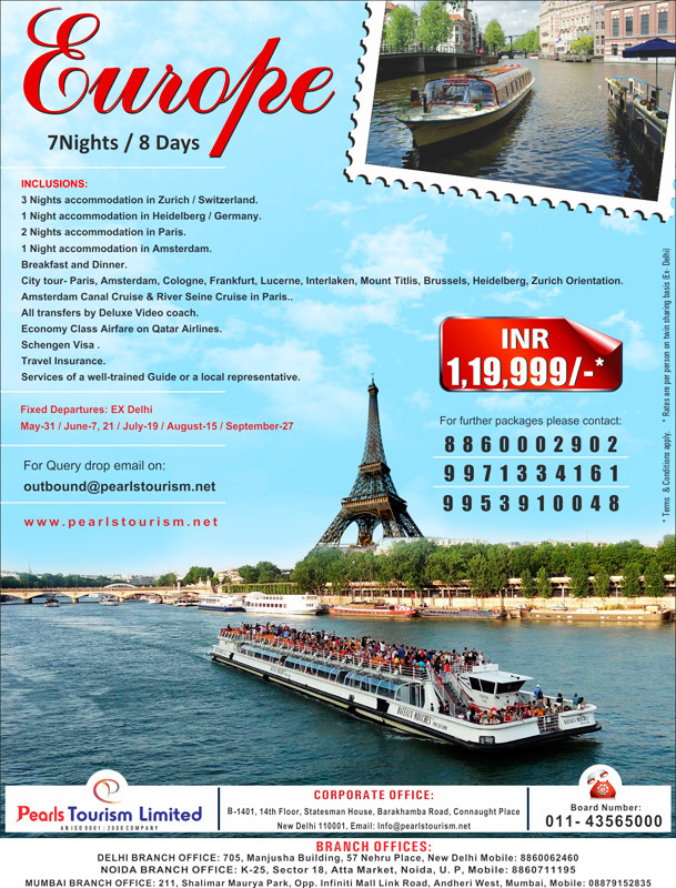 europe travel packages