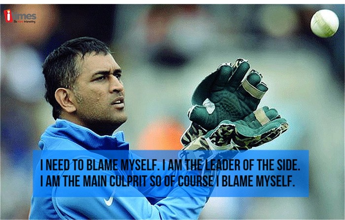 MS Dhoni's most awe-inspiring quotes Photos - Indiatimes.com