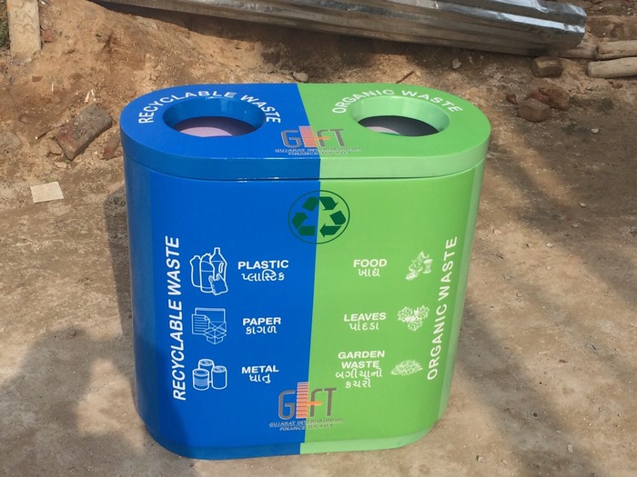 Swachh Bharat Abhiyan With Green Revolution Dustbins