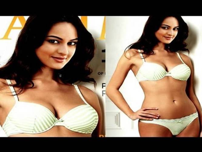 Sonakshi Sinha Hot In Bikini Video 