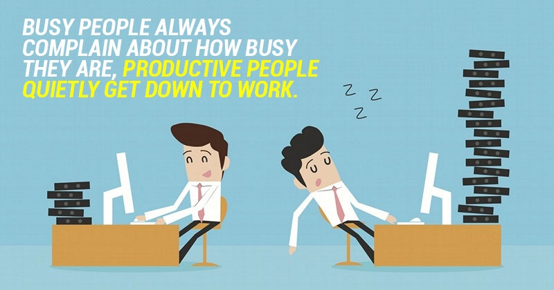 9 Very Important Differences Between Being Busy And Being Productive ...