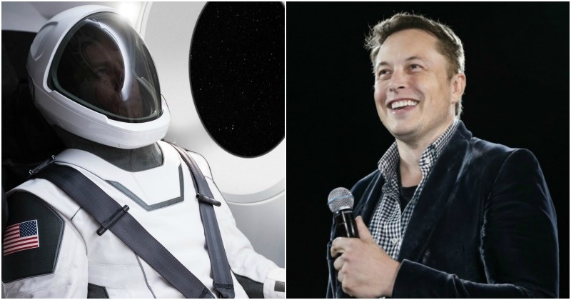 Elon Musk's 1st Photo Of SpaceX's Futuristic Space Suit Is Giving Us Some Awesome Sci-Fi Vibes