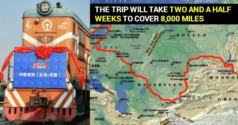 longest train journey in china