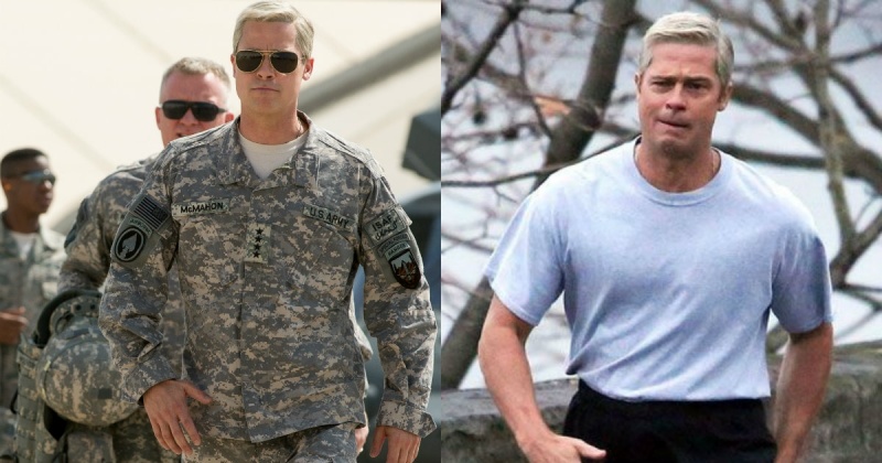 Brad Pitt Looks Almost Unrecognisable In This Exclusive War Machine 