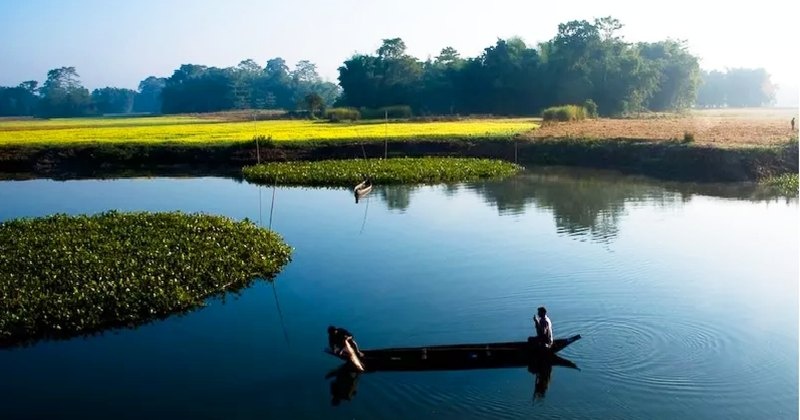 largest river island in the world located in india